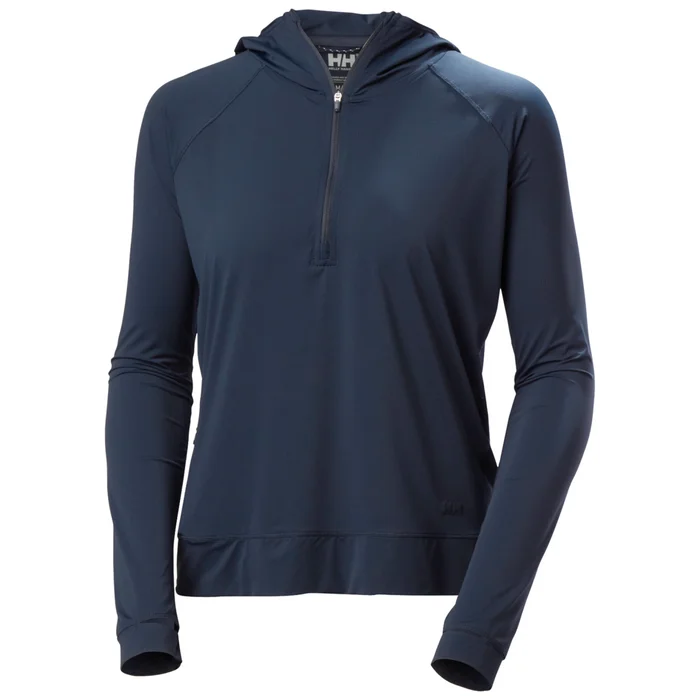 Sweatshirt capuche 1/2 zip femme Helly Hansen Shine Solen [Taille XS]