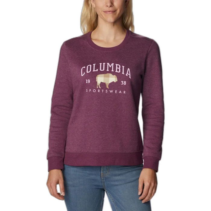 Sweatshirt col rond femme Columbia Graphic Hart Mountainu2122 II [Taille XS]