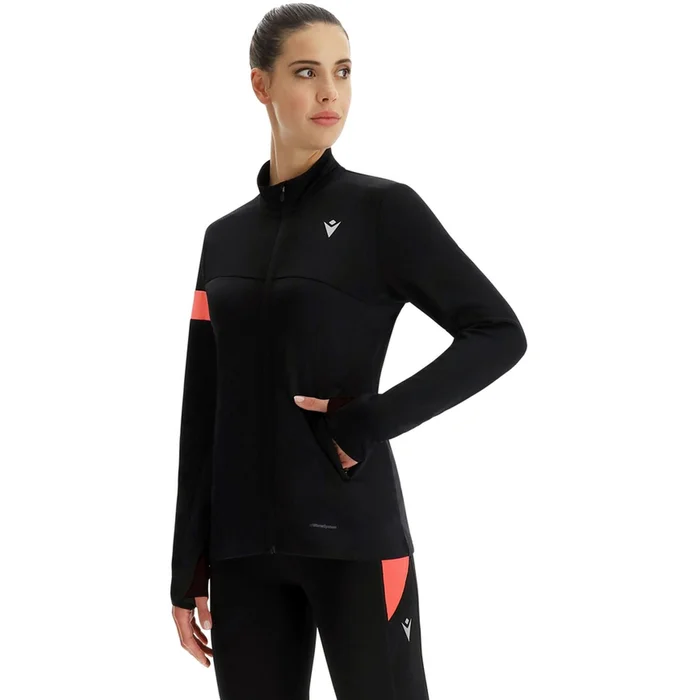 Sweatshirt Stretch full zip femme Macron Corina Light