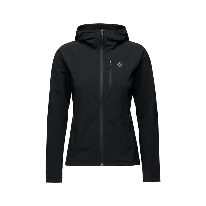 Sweatshirt u00e0 capuche femme Black Diamond Coefficient Storm FZ [Taille XS]