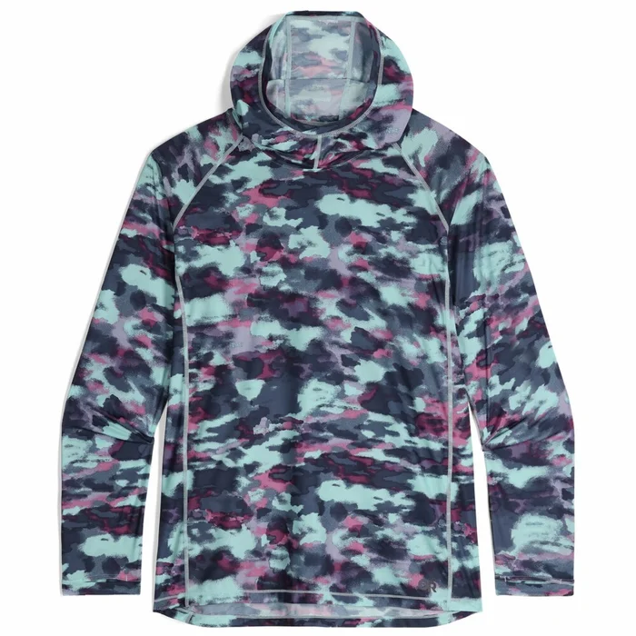 Sweatshirt u00e0 capuche imprimu00e9 femme Outdoor Research Echo Plus [Taille 1X]