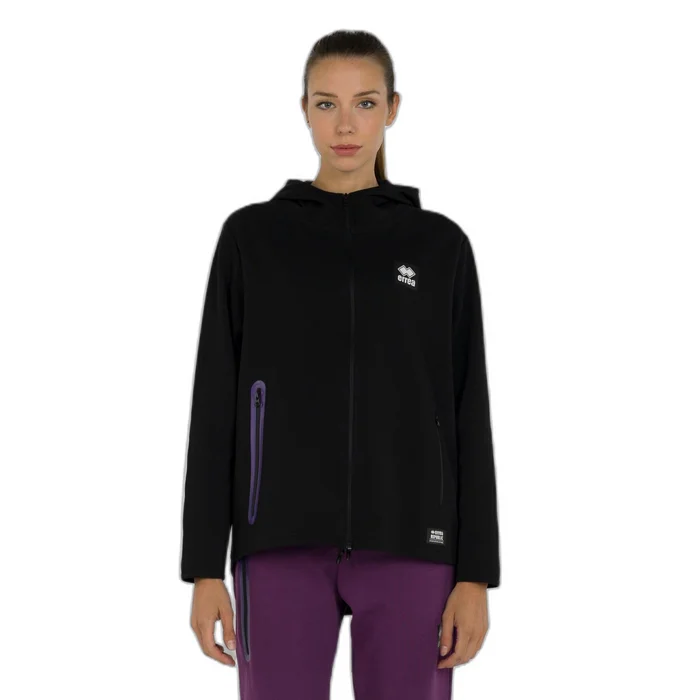 Sweatshirt zippé à capuche femme Errea Black Box