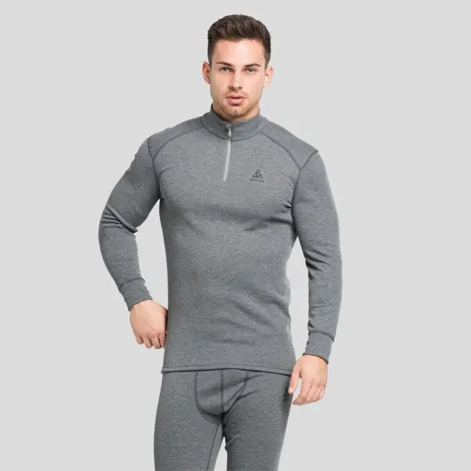 T-shirt à col montant zippé homme Odlo Active Warm Prix Promo