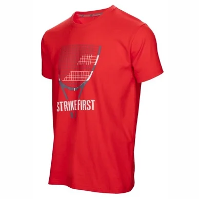 T-shirt Babolat Core Pure A/S/D Tee Men Fluo Red