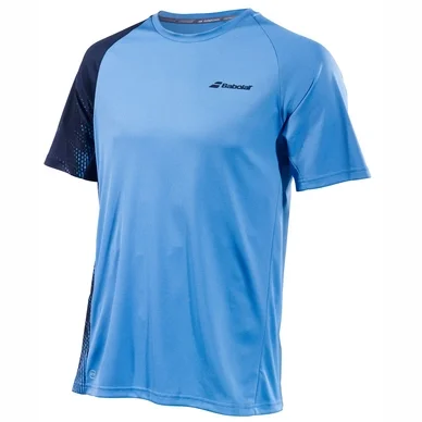 T-shirt Babolat Men Performance Crew Neck Tee Parisian Blue Black