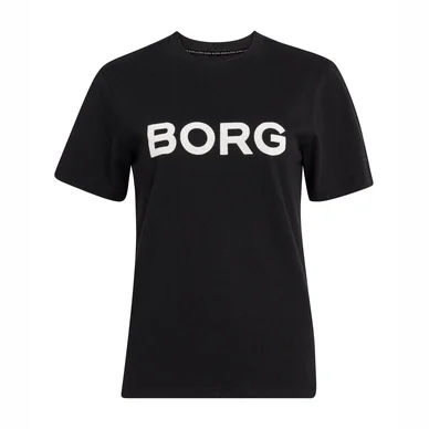 T-Shirt Björn Borg Femme Sportswear Tee B Sport Black Beauty