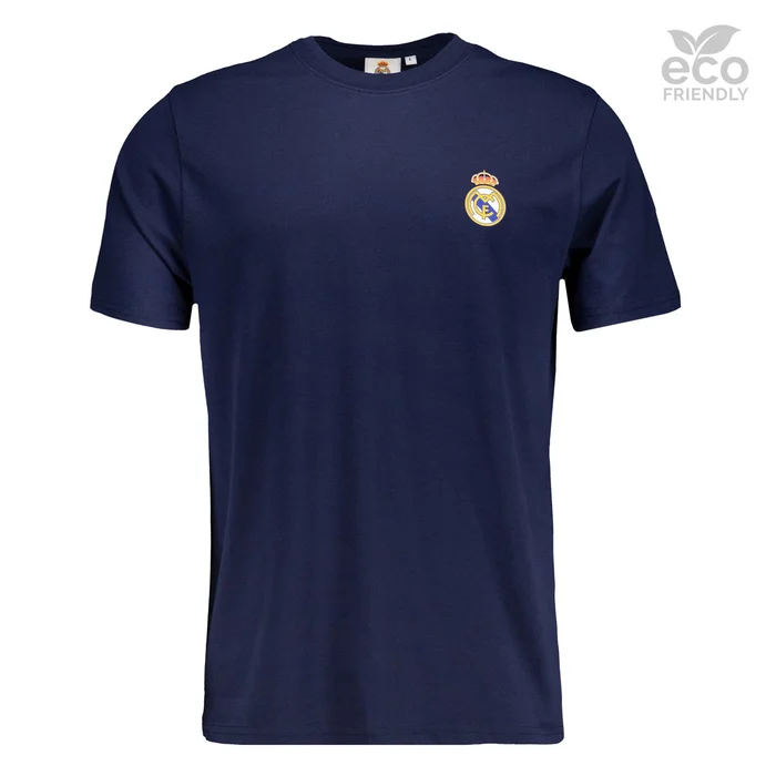 T-shirt bleu pour hommes ECO Essentials Real Madrid Shield Colour – Boutique Officiel Real Madrid CF