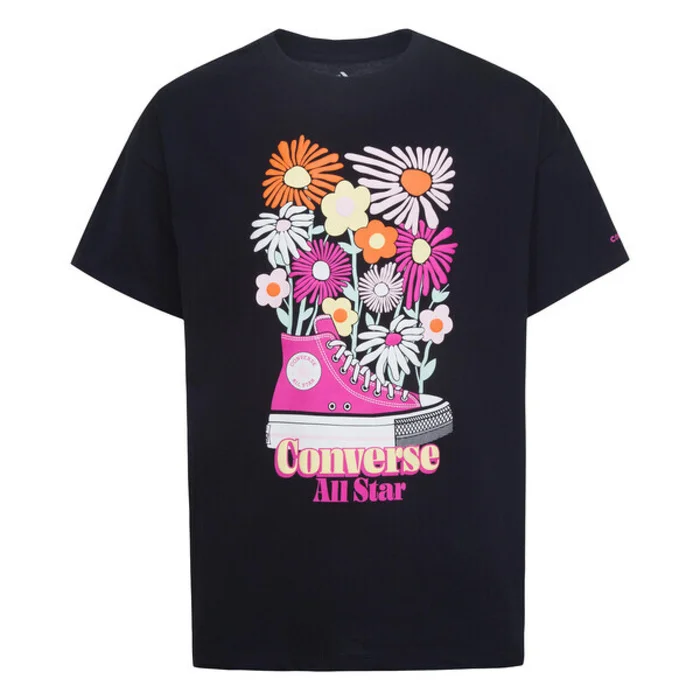 T-shirt boyfriend fille Converse Graphic [Taille 2/3 ans]