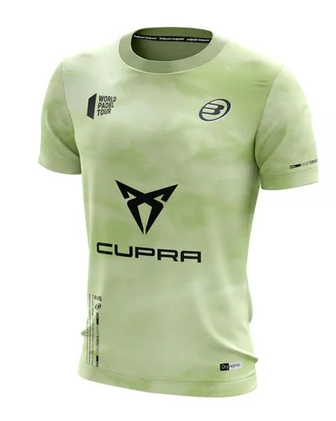 T-shirt Bullpadel Mado Chingotto Vert Acide