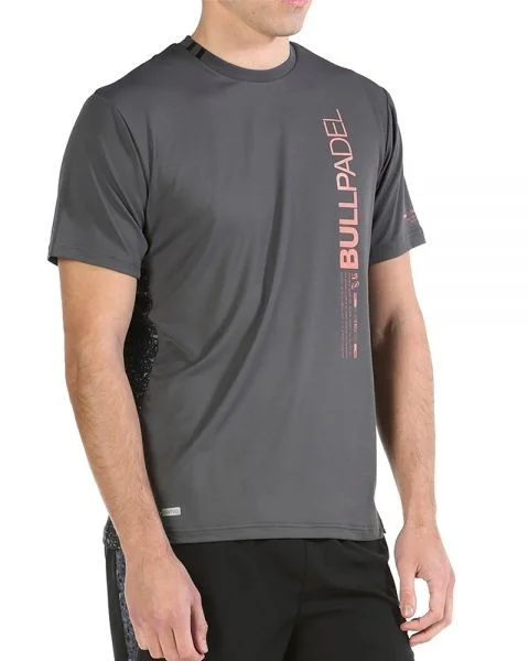 T-Shirt Bullpadel Mixta Gris