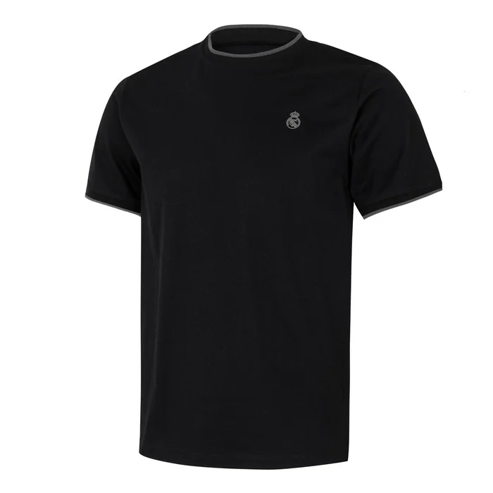T-Shirt Col Rond Signature Noir hommes – Boutique Officiel Real Madrid CF