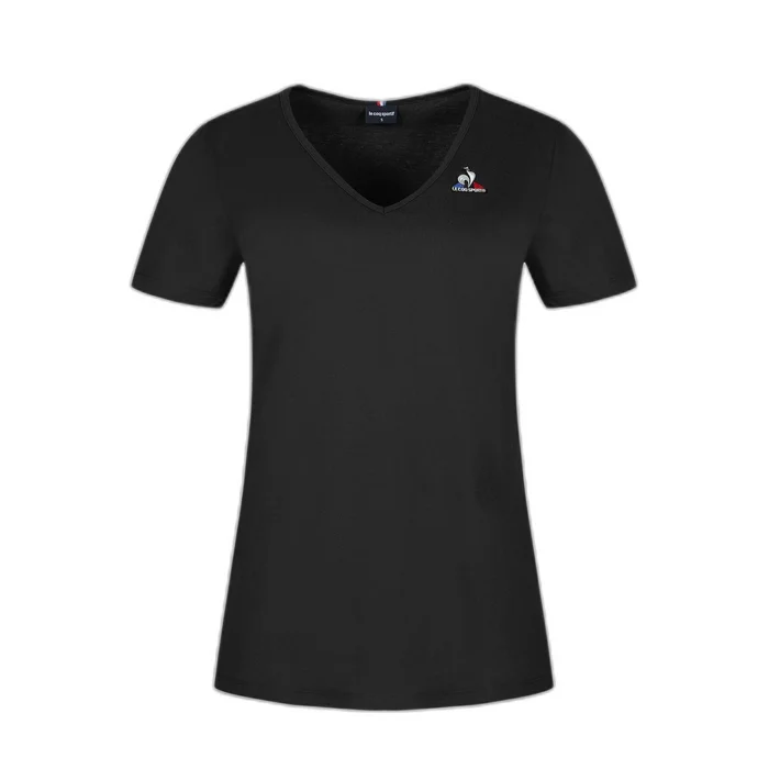 T-shirt col V manches courtes femme Le Coq Sportif Ess Col V Nu00b01 [Taille 2XS]