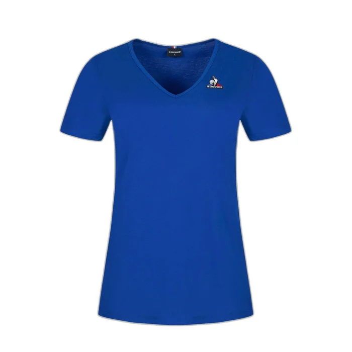 T-shirt col V manches courtes femme Le Coq Sportif Ess N°1