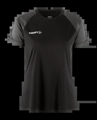 T-Shirt Craft Femmes Équipe 2.0 Jersey Contrasté Noir Granit