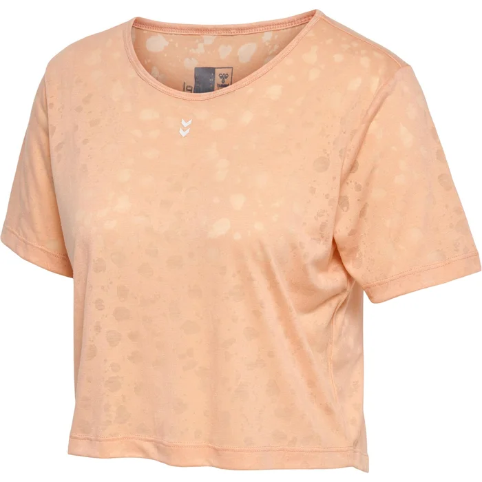 T-shirt crop femme Hummel MT Iris Burnout