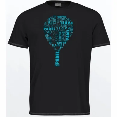 T-Shirt de Padel HEAD Kids Typo Black