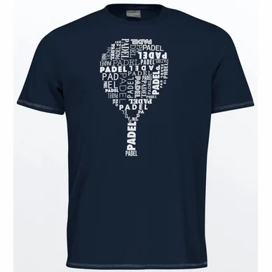 T-Shirt de Padel HEAD Kids Typo DeepBlue