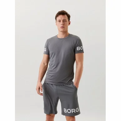 T-shirt de Sport Björn Borg Homme Tee Borg Grey Shade
