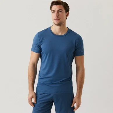 T-shirt de Sport Björn Borg Men Tee Borg Ensign Blue