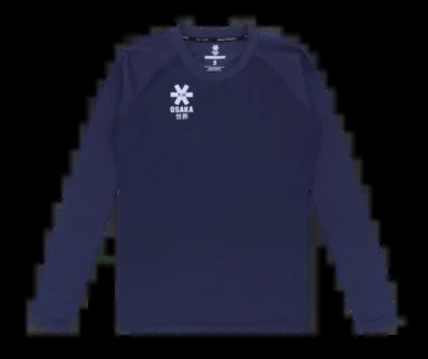 T-Shirt de Sport Osaka Femme Training Tee Long Sleeve Navy