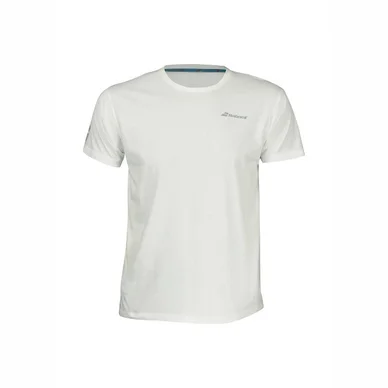 T-shirt de Tennis Babolat Boys Core Tee White