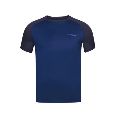 T-shirt de Tennis Babolat Boys Play Crew Neck Tee Estate Blue