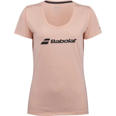 T-Shirt de Tennis Babolat Femme Exercice Babolat Tee W Tropical Peach