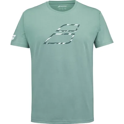 T-Shirt de Tennis Babolat Homme Exercice Big Flag Tee Treillis