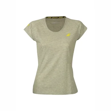 T-shirt de Tennis Babolat Women Core Tee Lunar Rock Heather