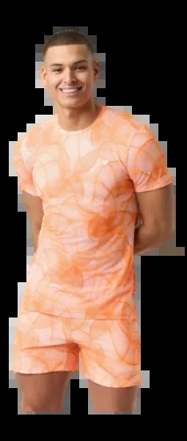 T-Shirt de Tennis Björn Borg Homme Ace Imprimé T-Shirt Grand Quadrillage 2