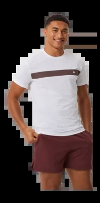 T-shirt de Tennis Björn Borg Men Ace Light T-Shirt Brillant White 2024