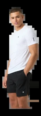 T-shirt de Tennis Björn Borg Men Ace Mesh Panel T-Shirt Brilliant White