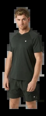 T-shirt de Tennis Björn Borg Men Ace V-Neck T-Shirt Peat