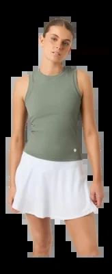 T-shirt de Tennis Björn Borg Women Ace Pocket Ribbed Tank Top Agave Green