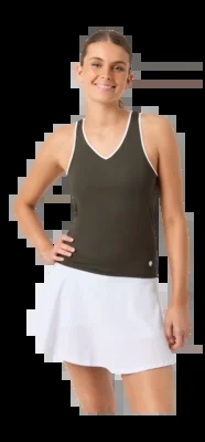 T-shirt de Tennis Björn Borg Women Ace V Neck Tank Top Peat