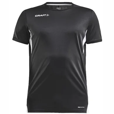 T-shirt de Tennis Craft Men Pro Control Impact SS Tee M Black White