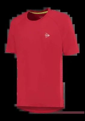 T-shirt de Tennis Dunlop Boys Ap Club Crew Tee Jester Red