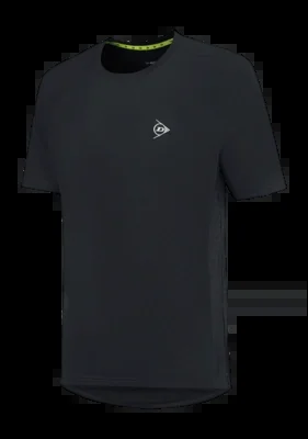 T-shirt de Tennis Dunlop Men Ap Club Crew Tee Black
