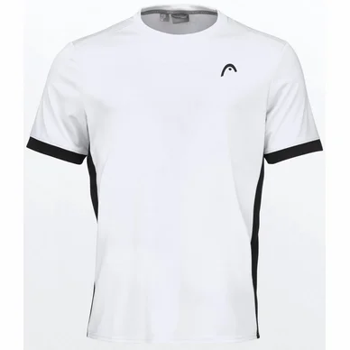 T-Shirt de Tennis HEAD Boys Slice White Black