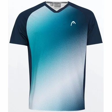 T-Shirt de Tennis HEAD Boys Topspin Print Petrol