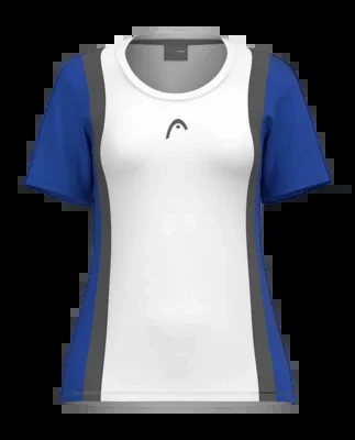 T-Shirt de Tennis HEAD Femme Club 25 Tech Tee Royal White
