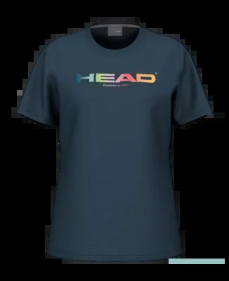 T-Shirt de Tennis Head Femme Rainbow Tee Navy