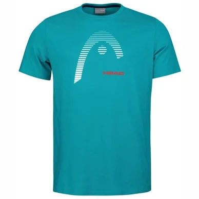 T-Shirt de Tennis HEAD Homme Club Carl Turquoise