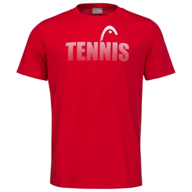T-Shirt de Tennis HEAD Kids Club Colin Red