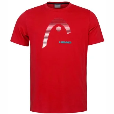 T-shirt de Tennis HEAD Men Club Carl Red