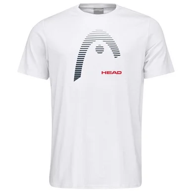 T-shirt de Tennis HEAD Men Club Carl White