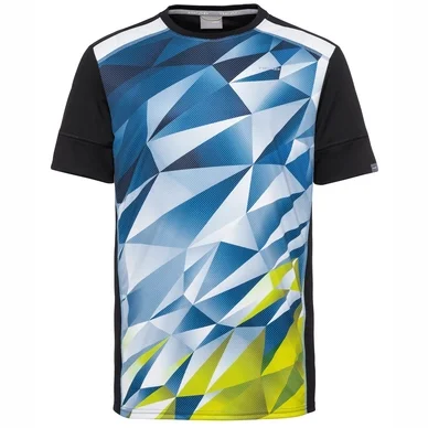 T-shirt de Tennis HEAD Men Medley Soft Blue Yellow