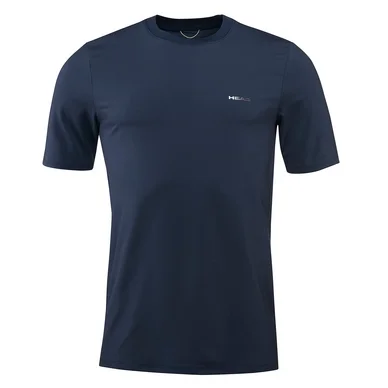 T-Shirt de Tennis HEAD Men Perf Plain Navy