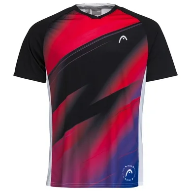 T-shirt de Tennis HEAD Men Play Tech Red Print