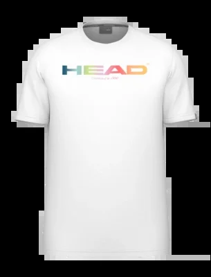 T-shirt de Tennis Head Men Rainbow Tee White